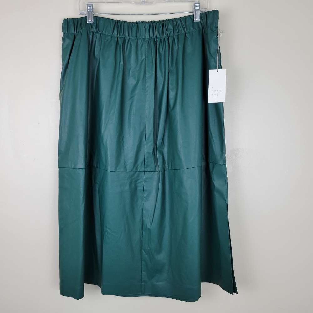 A New Day faux leather skirt